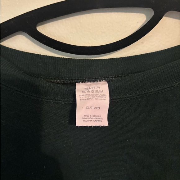 Green Embroidered Crewneck Sweatshirt- Size XL - Picture 2 of 3